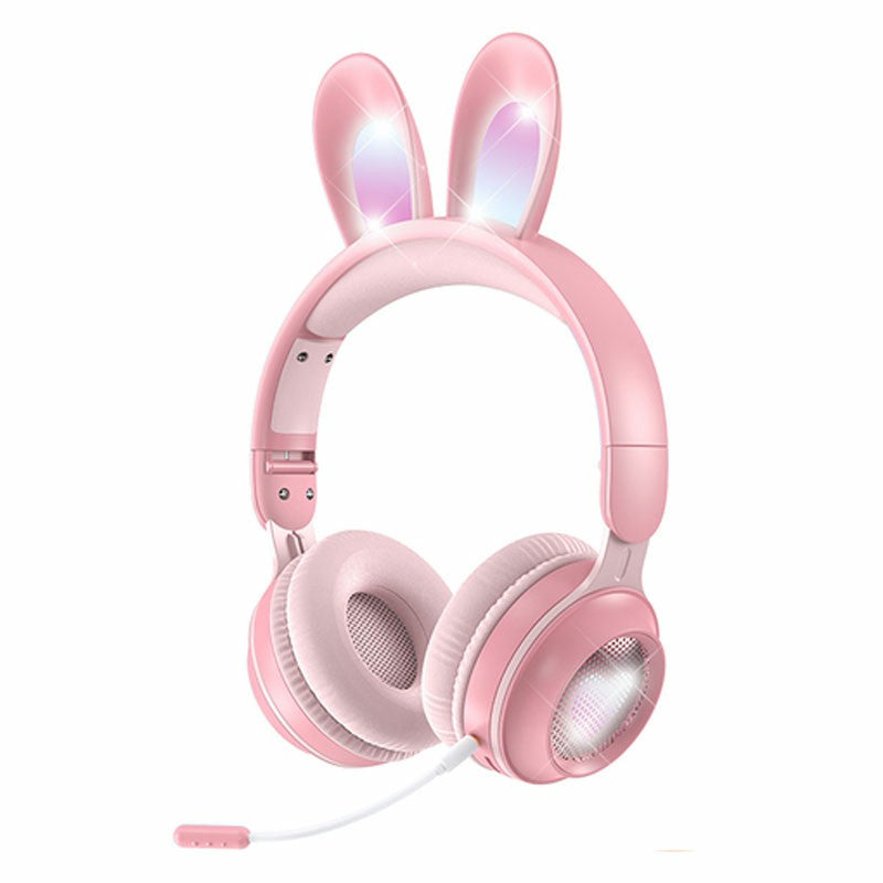 KE-01 Cute Rabbit Ear Foldable Headphone Stereo Music Wireless Bluetooth Headset with Mic KE-01 Cute Rabbit Ear Foldable Headphone Stereo Music Wireless Bluetooth Headset with Mic
